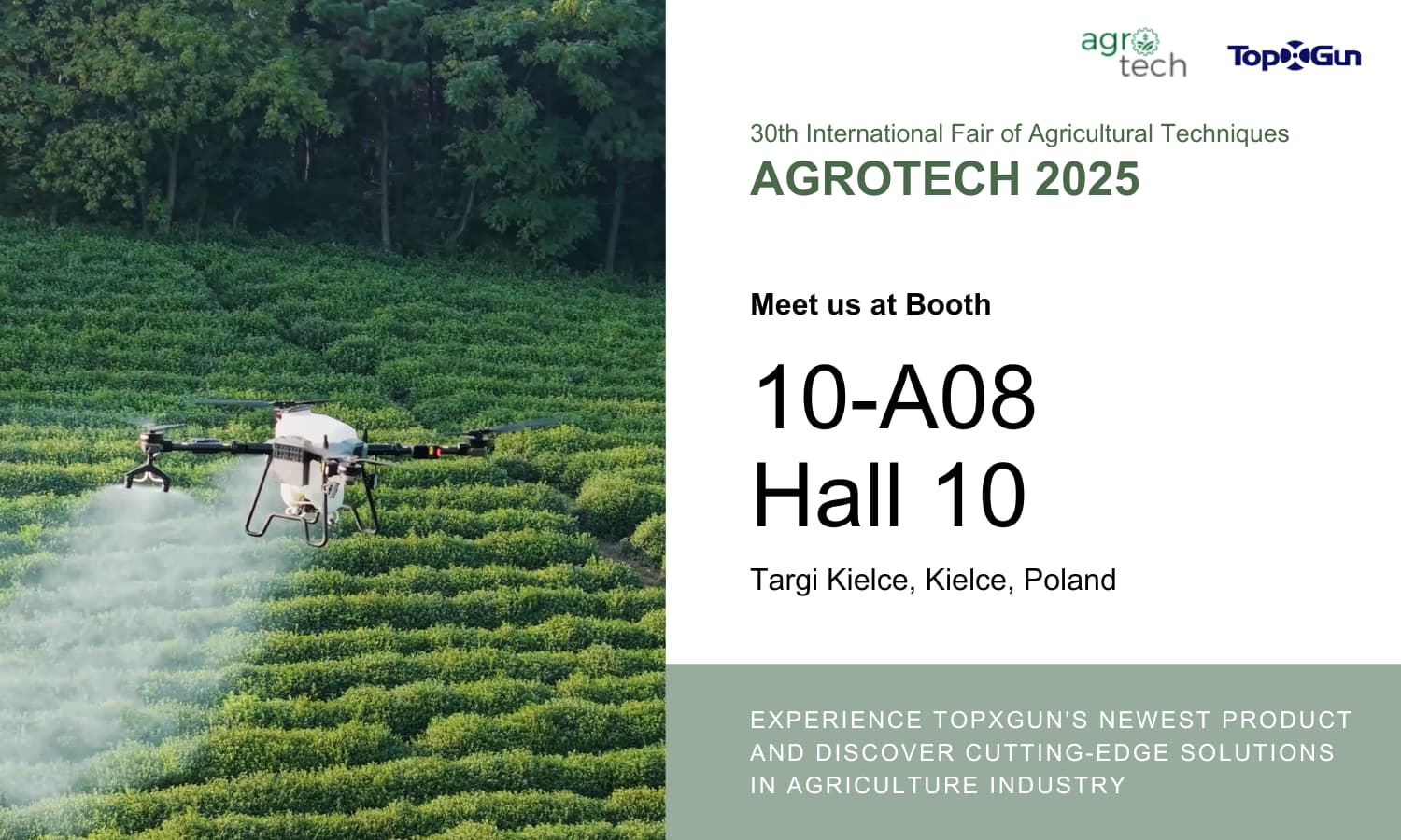 Topxgun Robotics sẽ tham dự AgroTech 2025 tại Kielce, Ba Lan