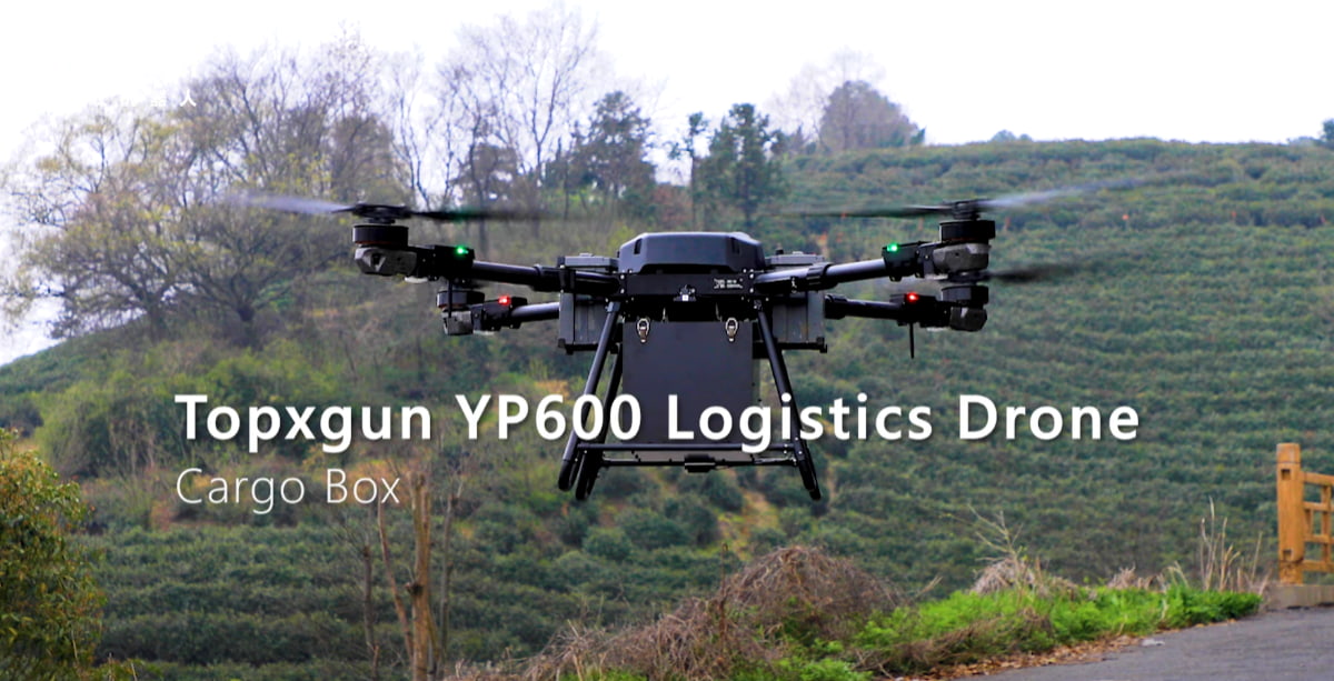 Máy bay không người lái vận tải Topxgun YP600 - Chế độ hộp hàng hóa